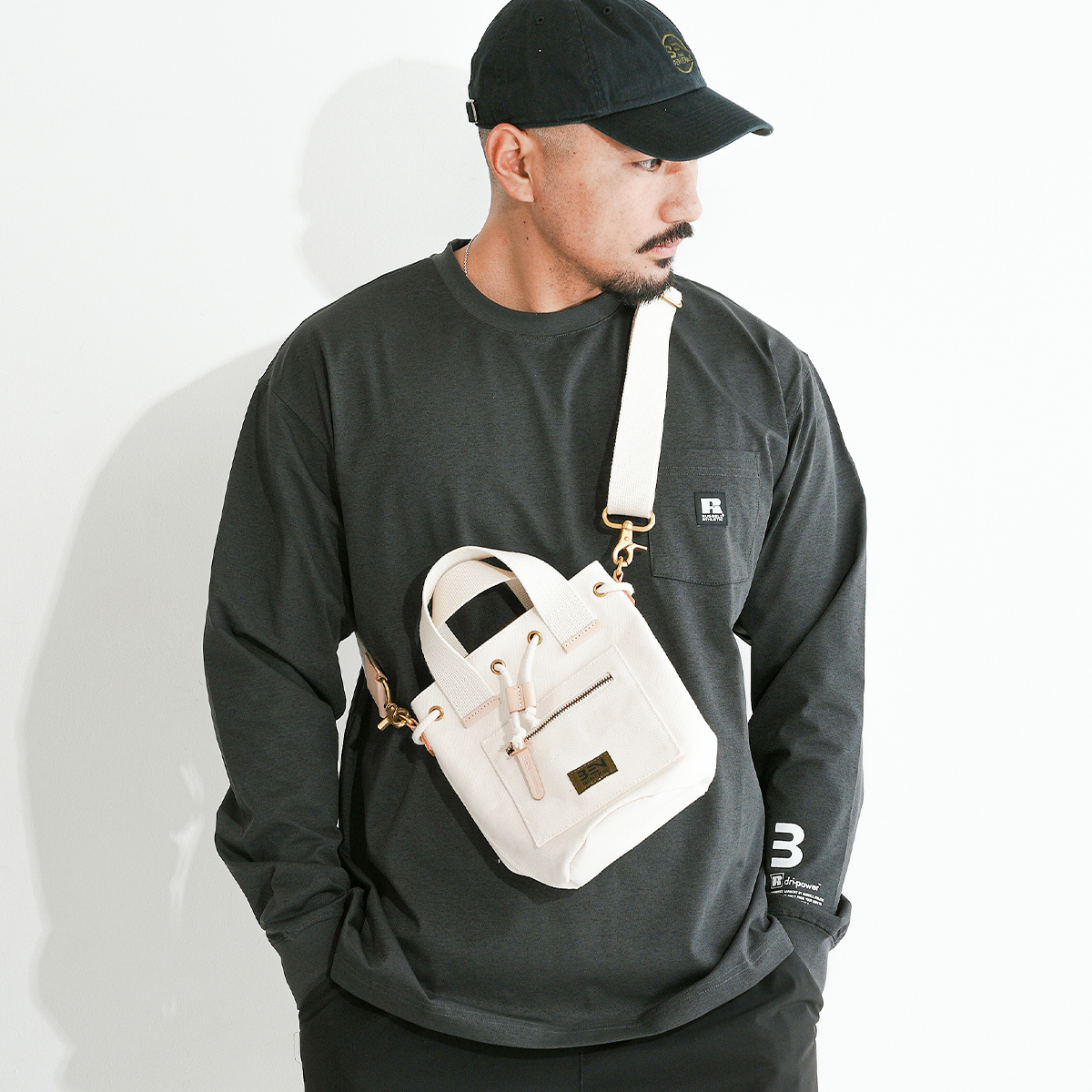 BEN GENERAL スタジアム コミューター 2way ミニボンサック ナチュラル