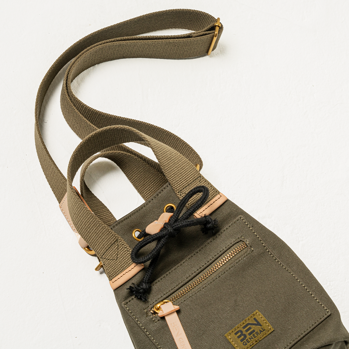 BEN GENERAL スタジアム コミューター 2way ミニボンサック ナチュラル