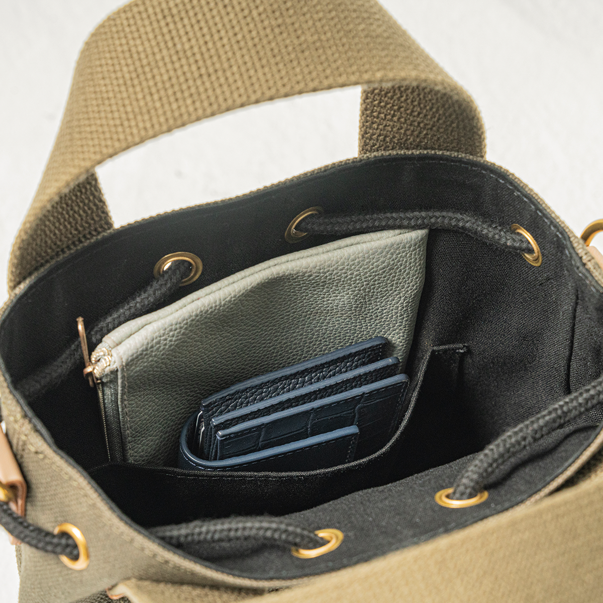 BEN GENERAL スタジアム コミューター 2way ミニボンサック カーキ