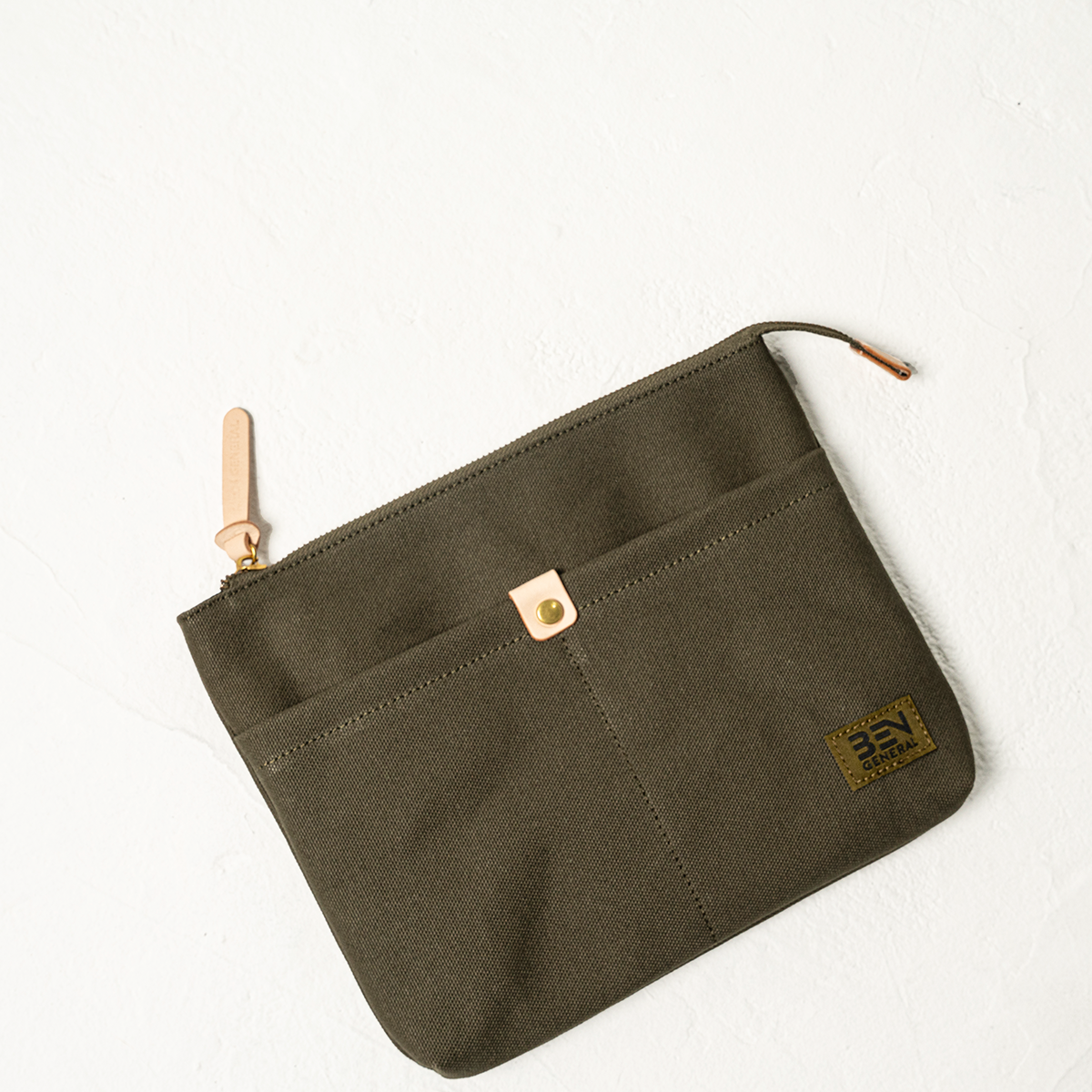 BEN GENERAL スタジアムコミューター2wayトートバッグ カーキ