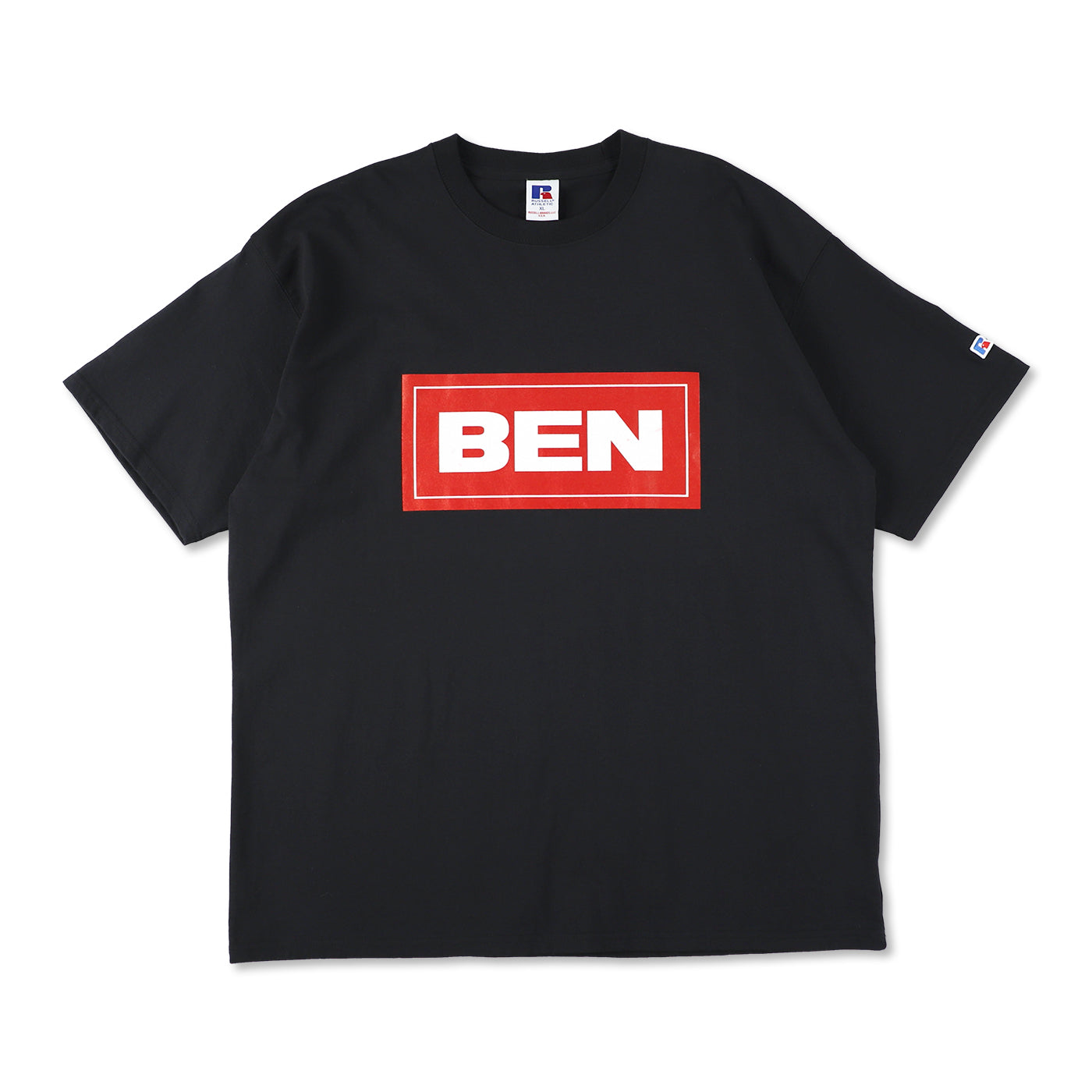 BEN GENERAL Russell U.S. Cotton 天竺オリジナルフィット ショートスリーブ T シャツ ブラック