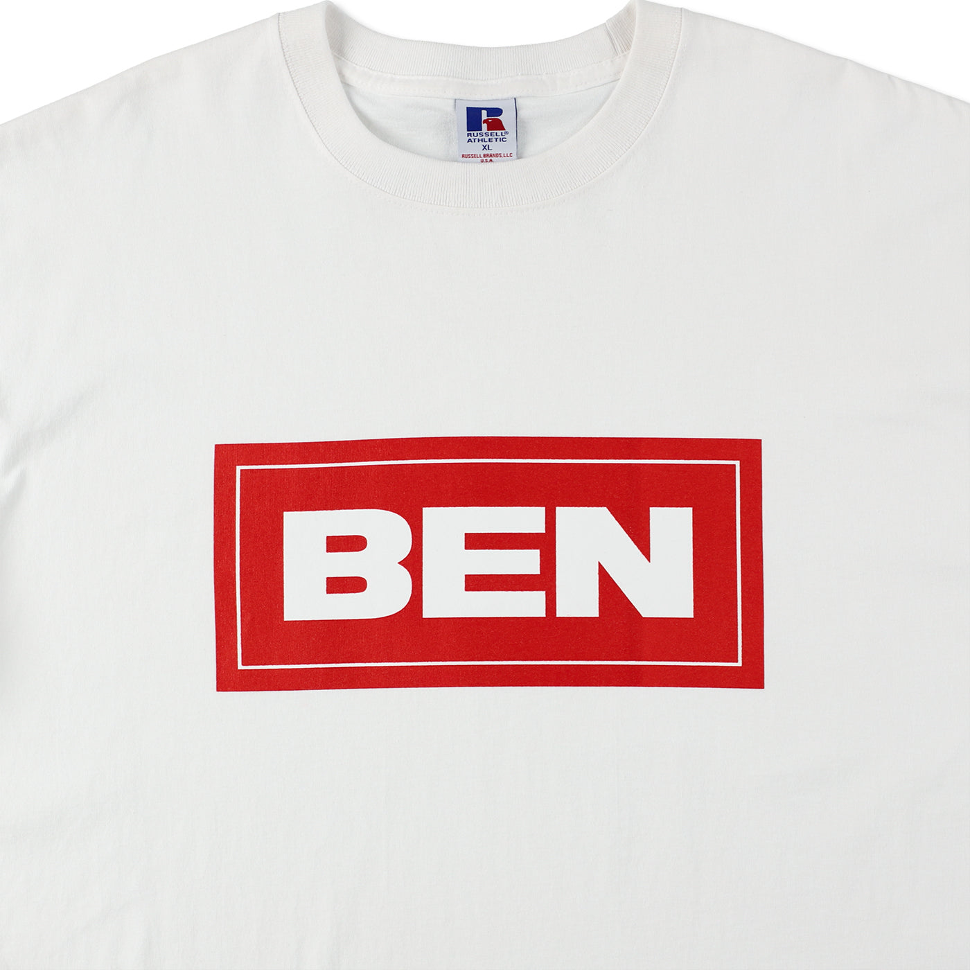 Ben General Russell U.S. Cotton 天竺オリジナルフィット ショートスリーブ T シャツ ホワイト