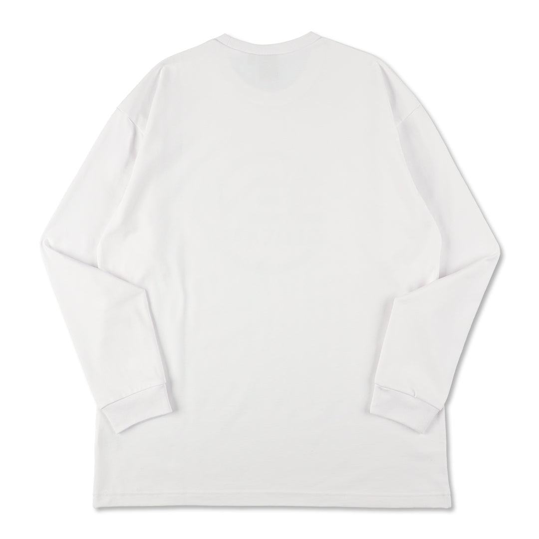 トレーニングロングスリーブTシャツ ホワイト