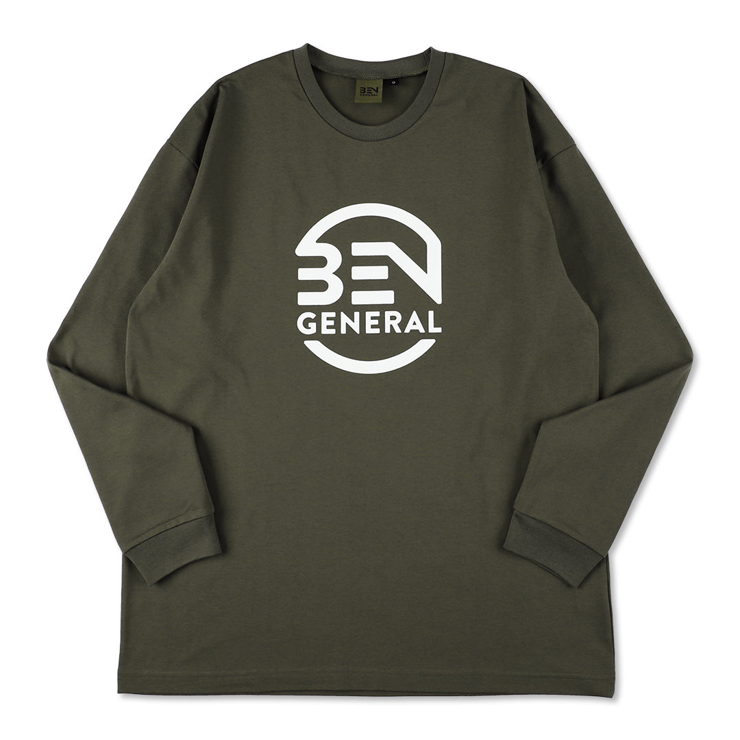 トレーニングロングスリーブTシャツ カーキ