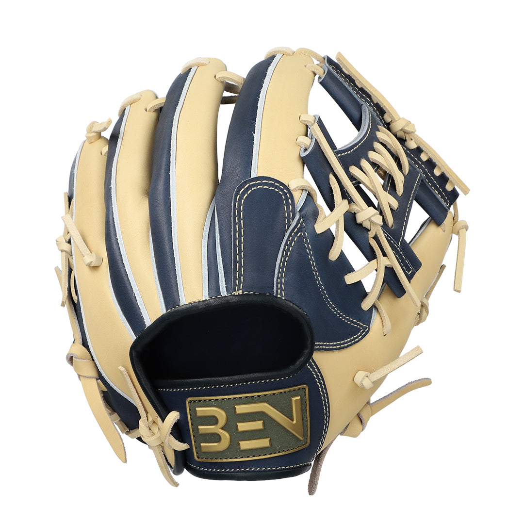 硬式用グラブ 内野手用 ネイビー×キャメル