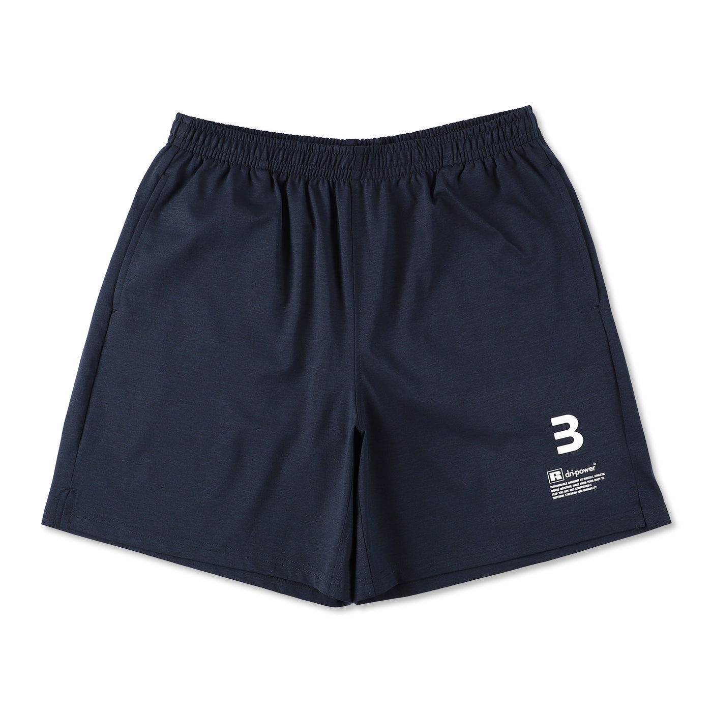 BEN GENERAL Russell Athletic ドライパワーストレッチイージーショーツ ネイビー