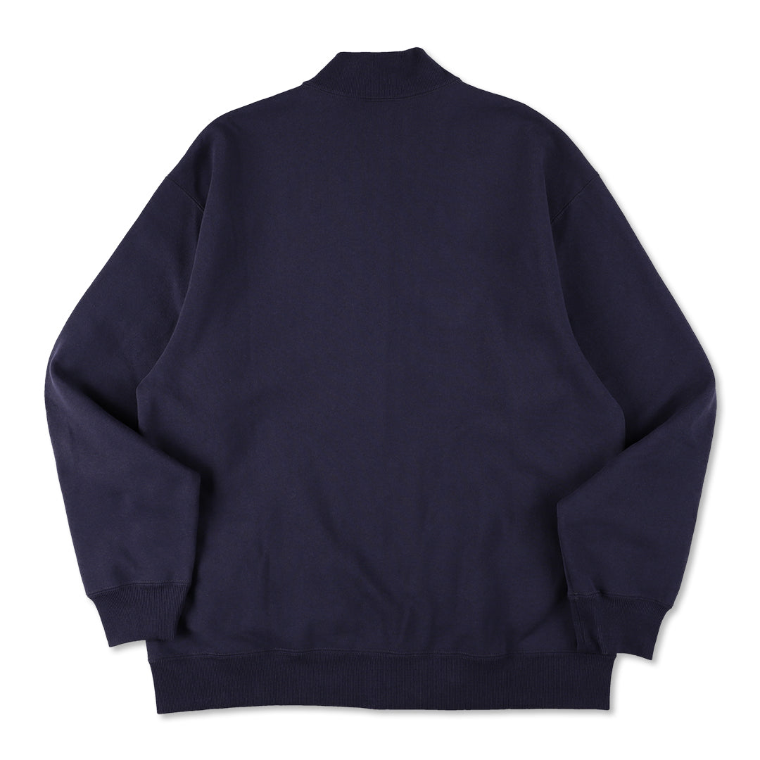 BEN GENERAL GOAT フリーススウェットスナップジャケット15.5oz ネイビー