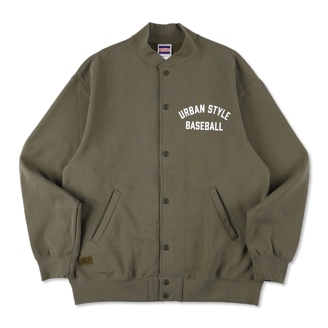 BEN GENERAL GOAT フリーススウェットスナップジャケット15.5oz オーディー
