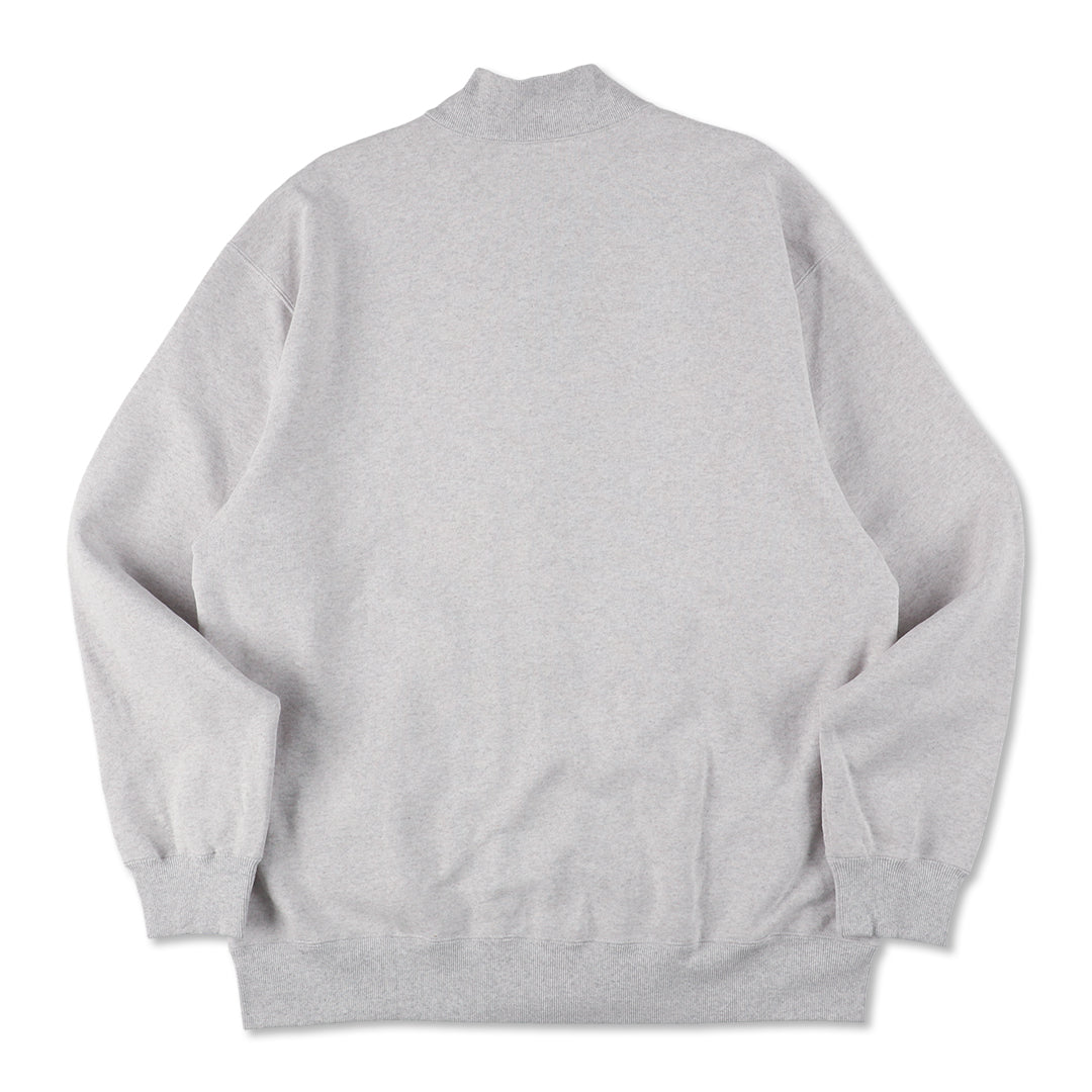 BEN GENERAL GOAT フリーススウェットスナップジャケット15.5oz アッシュ