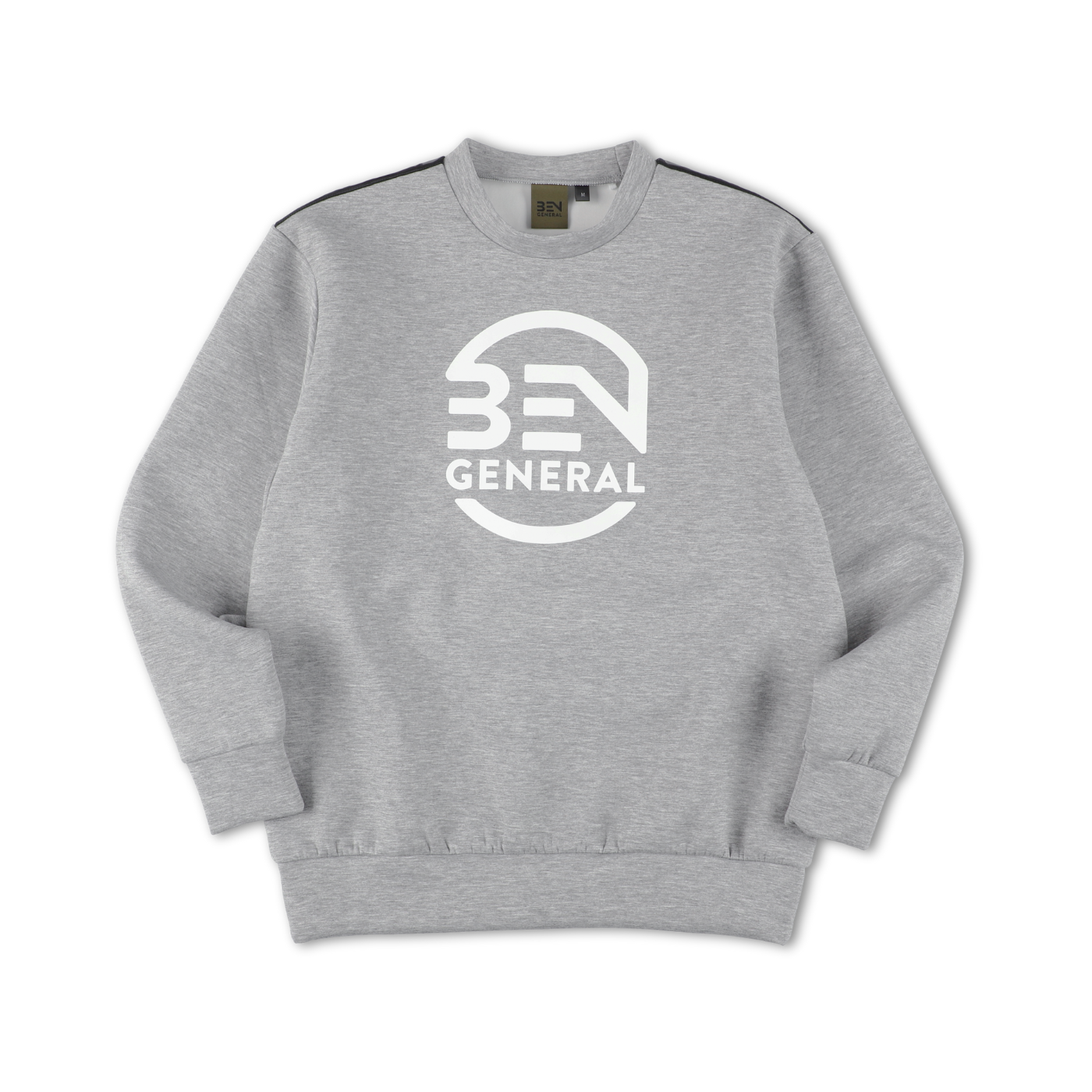 クルーネックスウェット グレー