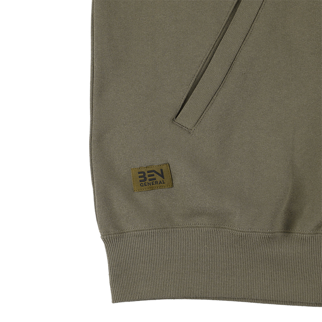 BEN GENERAL GOAT フリーススウェットスナップジャケット15.5oz オーディー