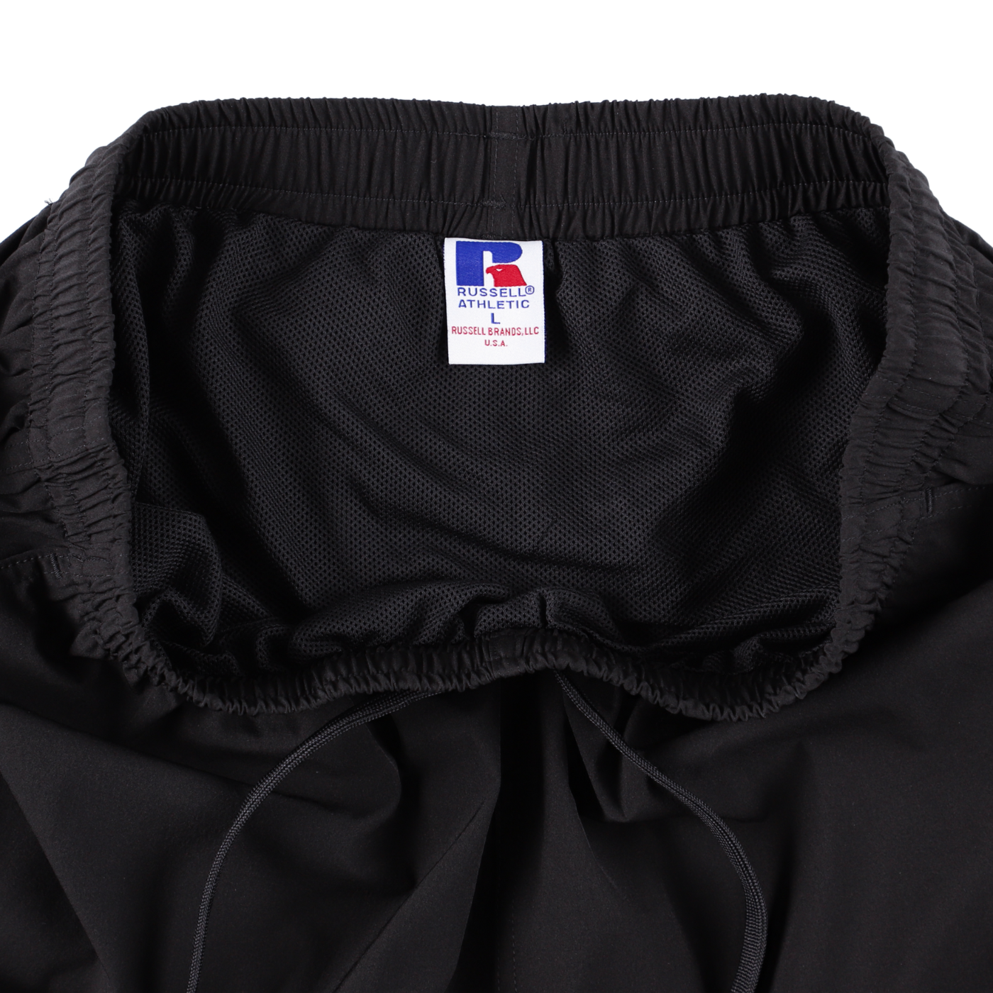 BEN GENERAL Russell Athletic ストレッチナイロンビーチショーツ カーキ