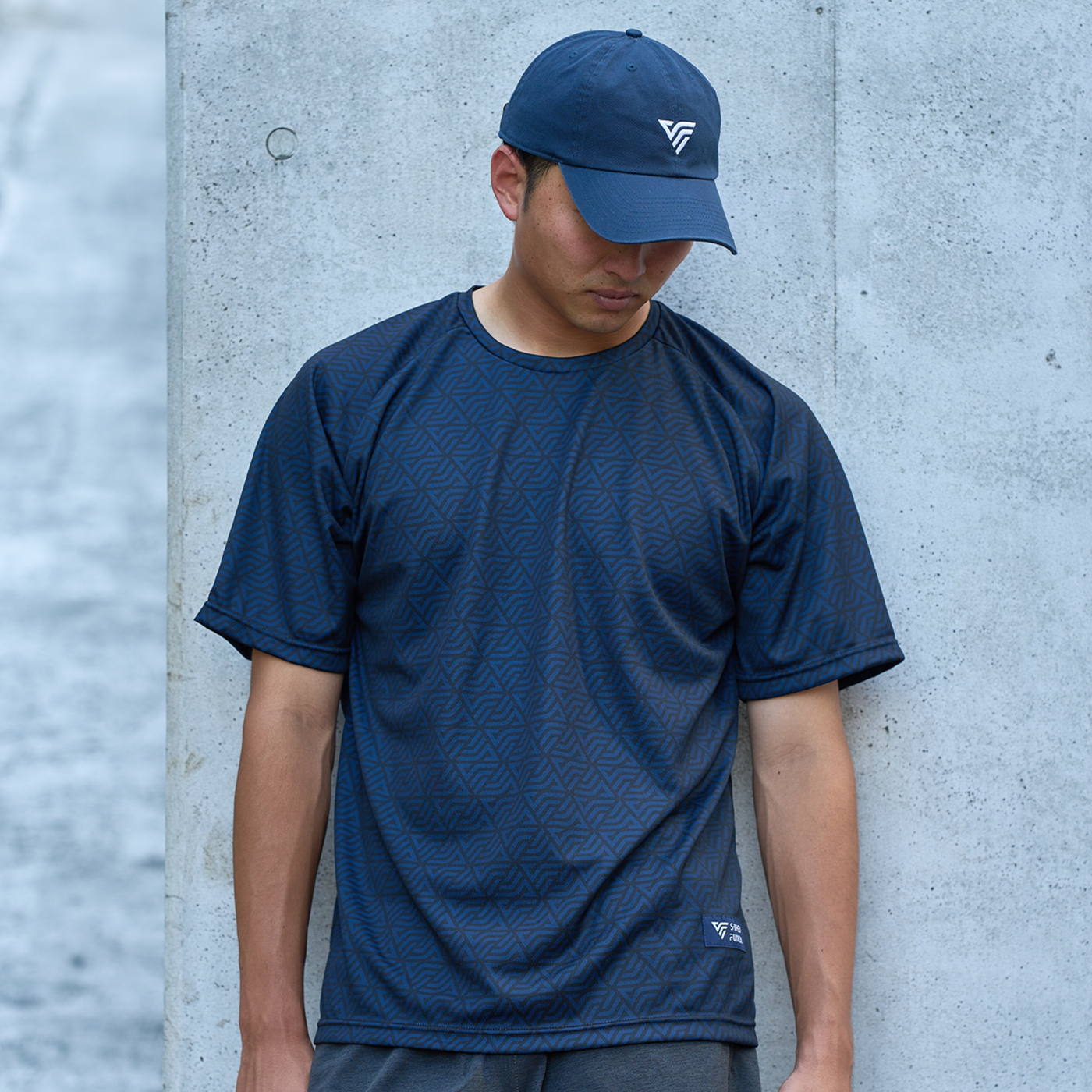 SHUHEI トレーニングTシャツ ネイビー