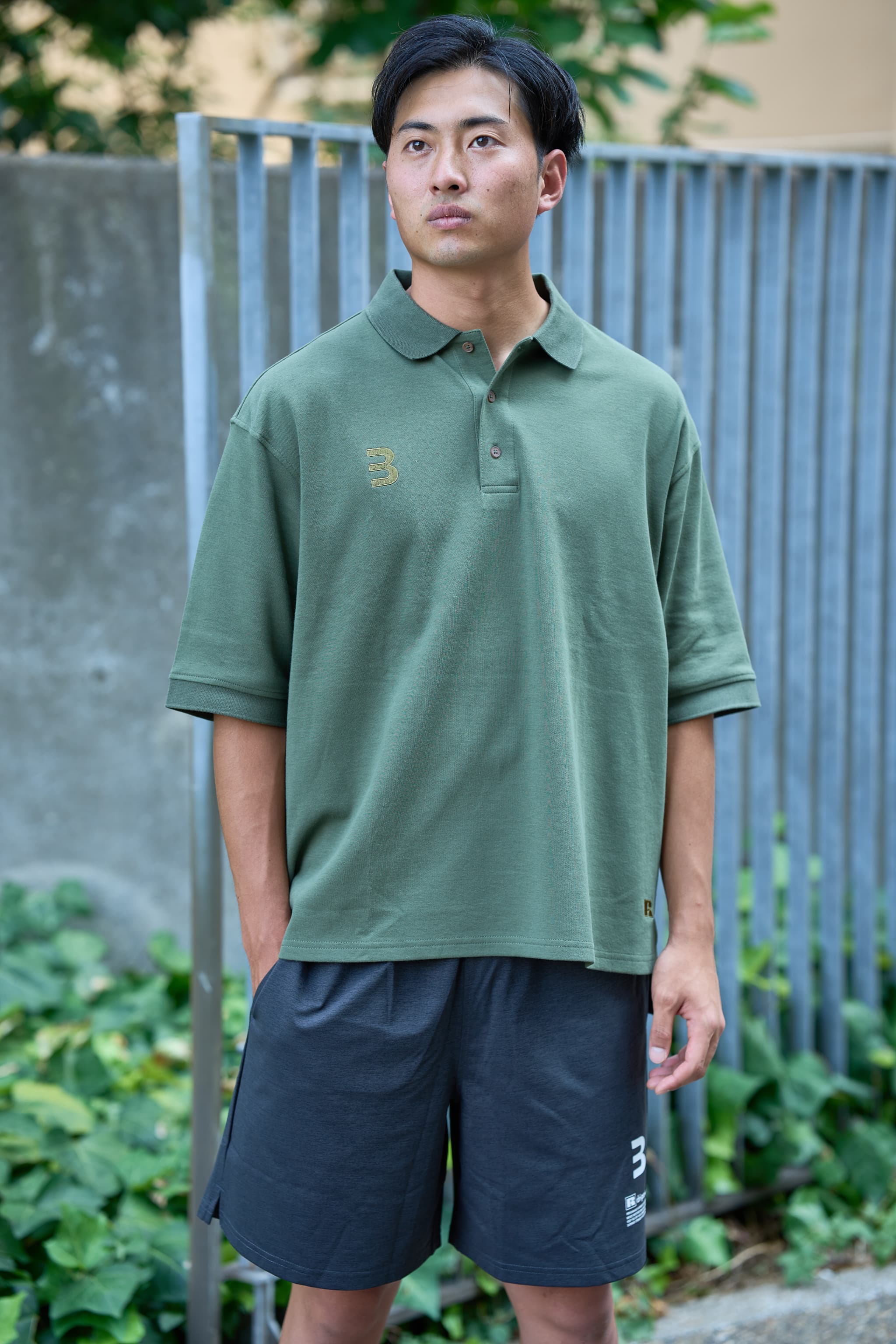 BEN GENERAL Russell Athletic フリーズギアダブルフェイスバックピケショートスリーブポロ オーディー