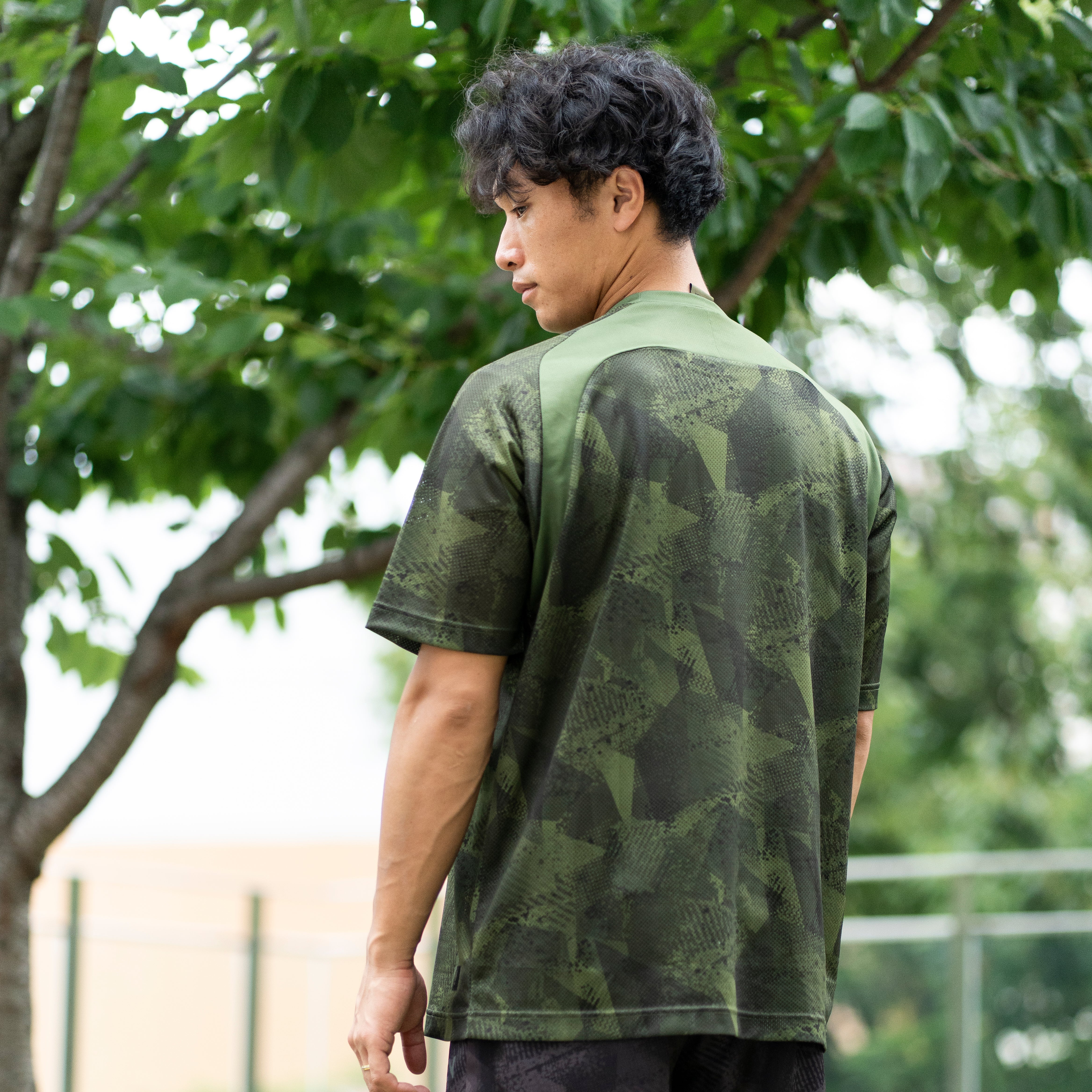 ドライメッシュTシャツ カーキ