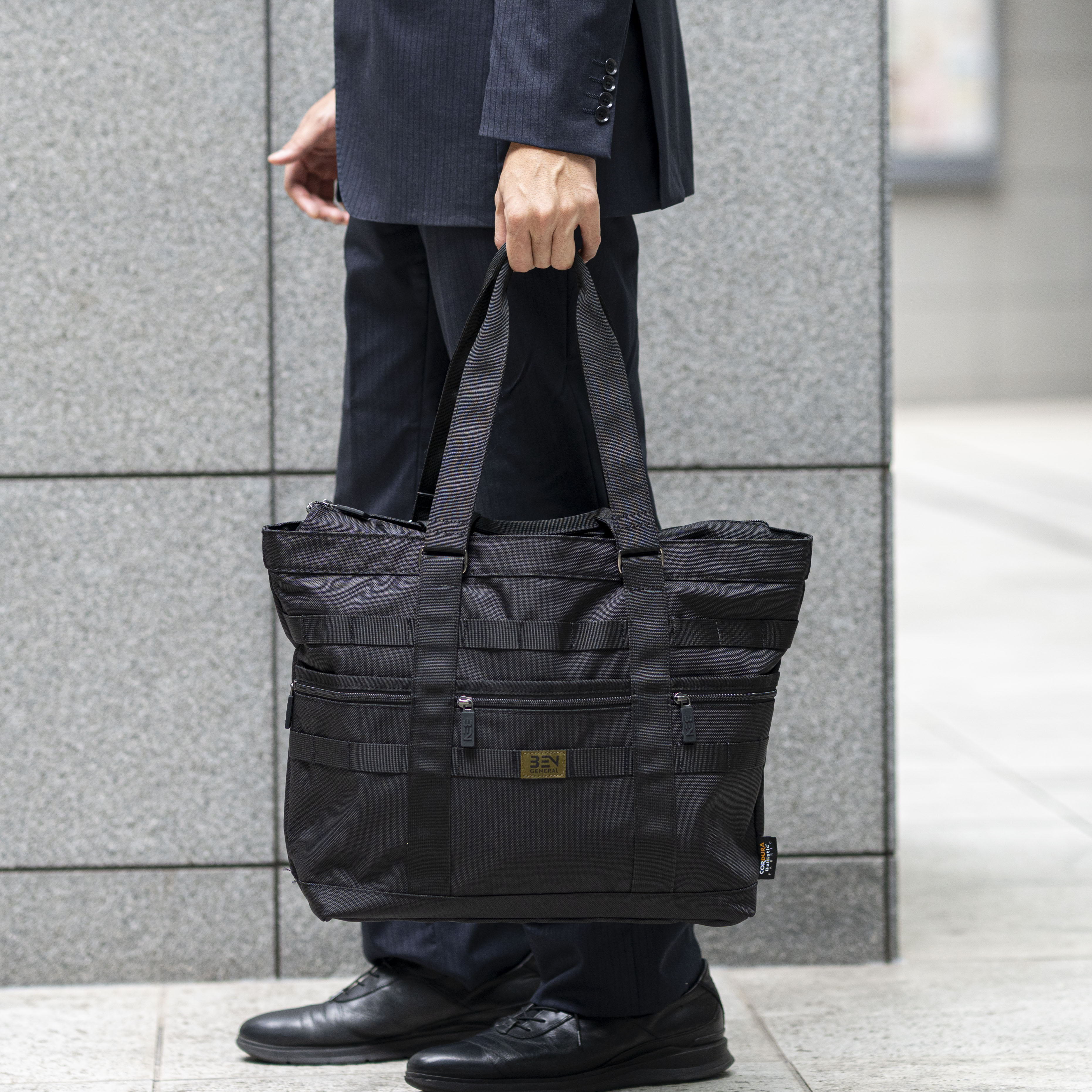 マネジメント トートバッグ ブラック