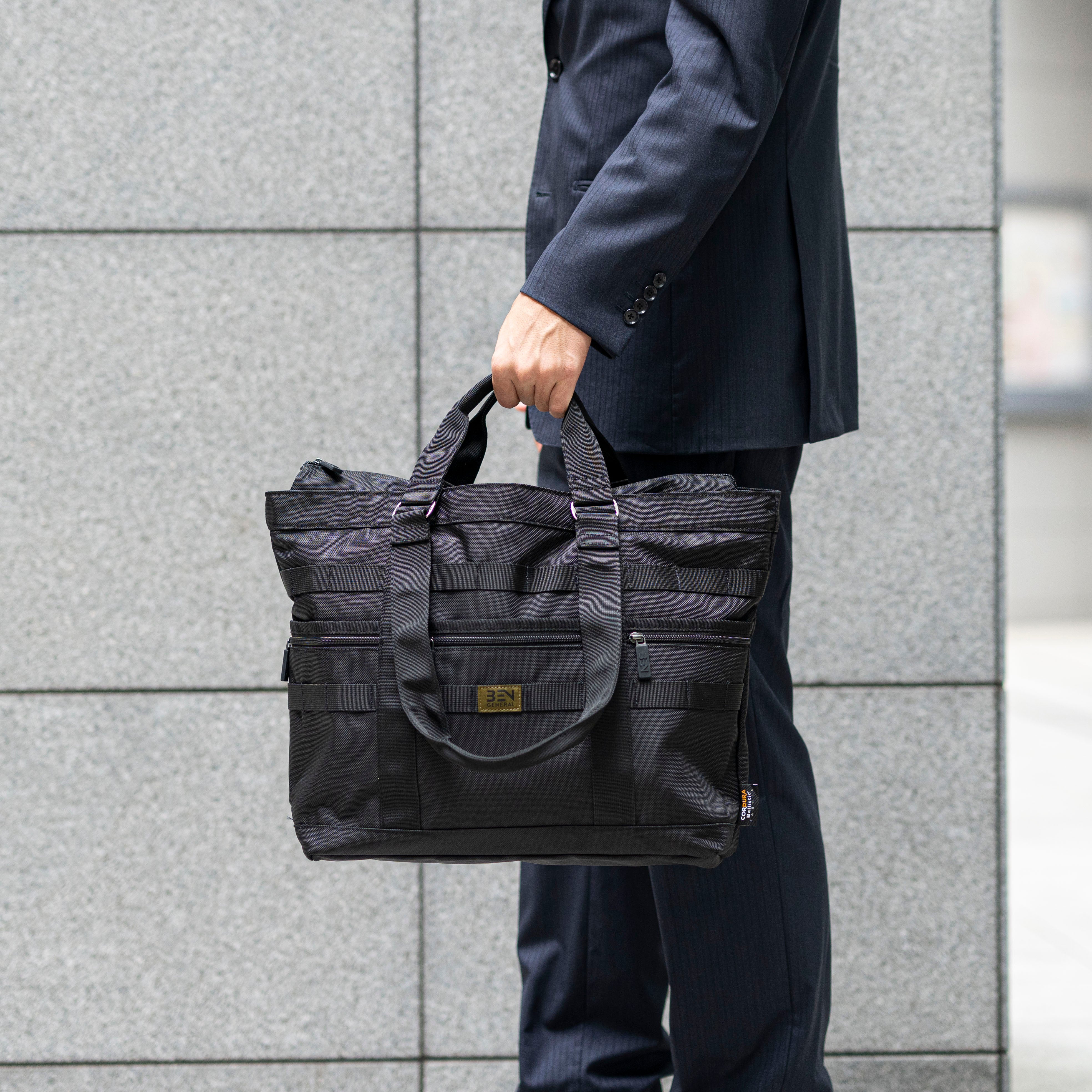 マネジメント トートバッグ ブラック
