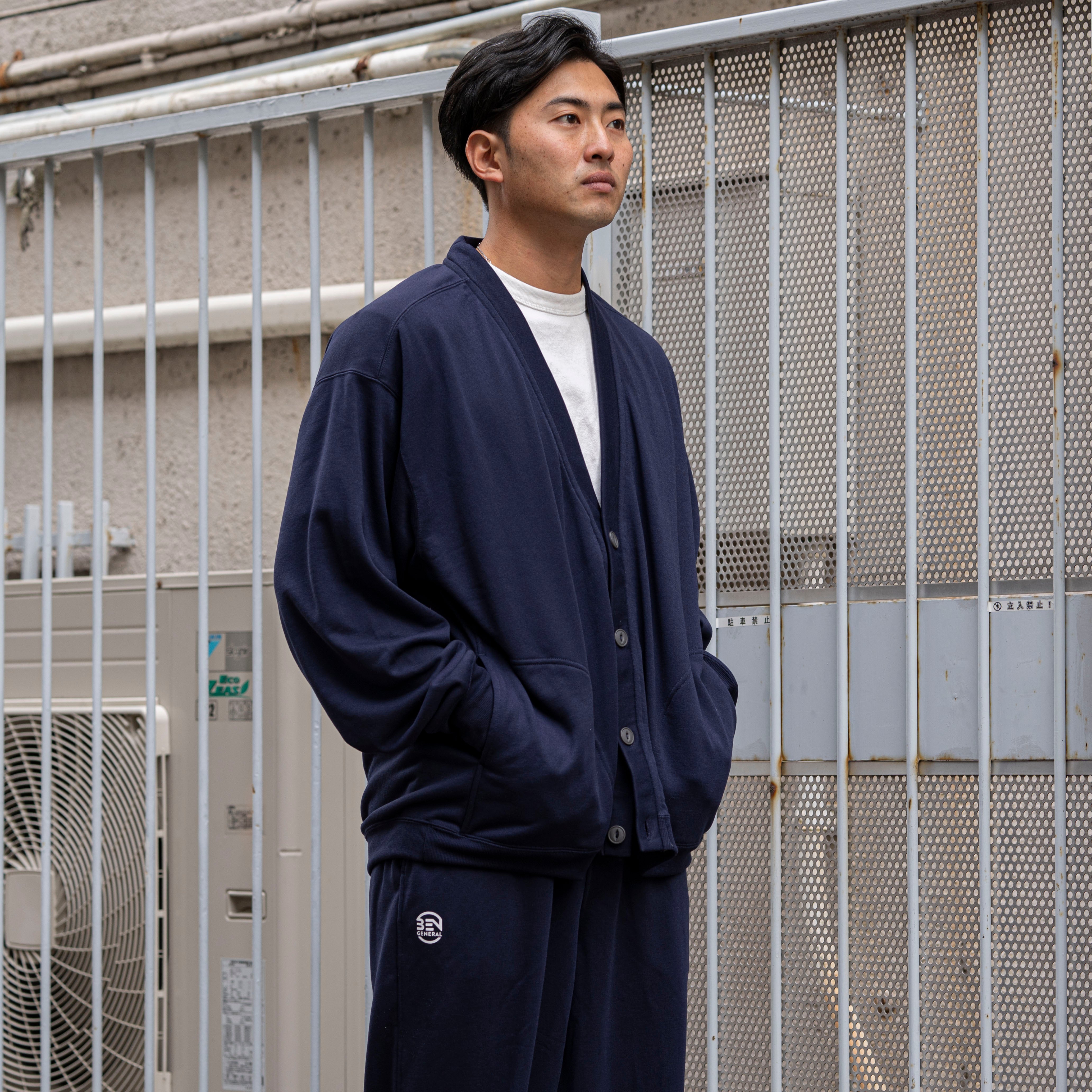 BEN GENERAL Russell Athletic エバードライスウェットバギーパンツ ネイビー