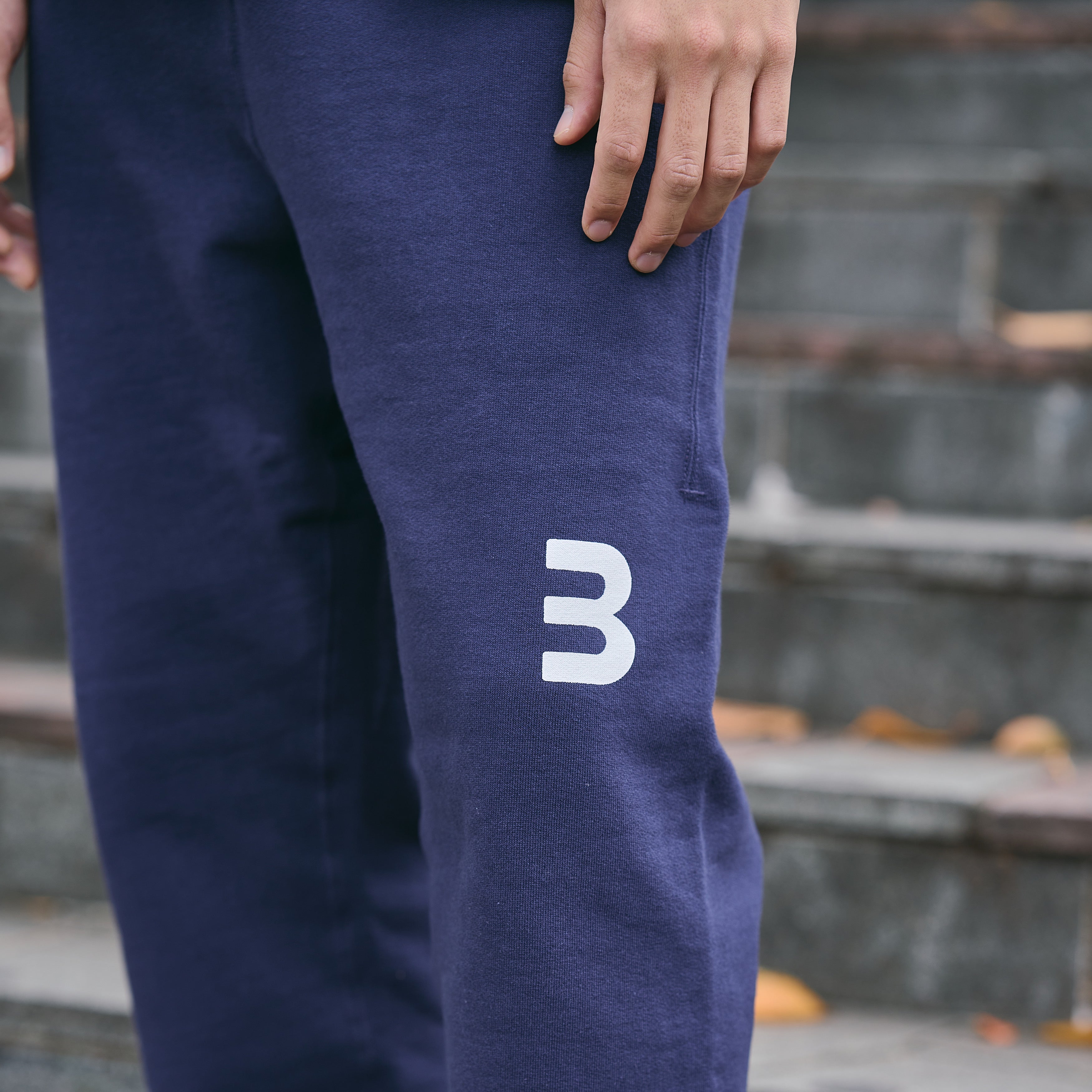 BEN GENERAL GOAT フリーススウェットパンツ15.5oz ネイビー