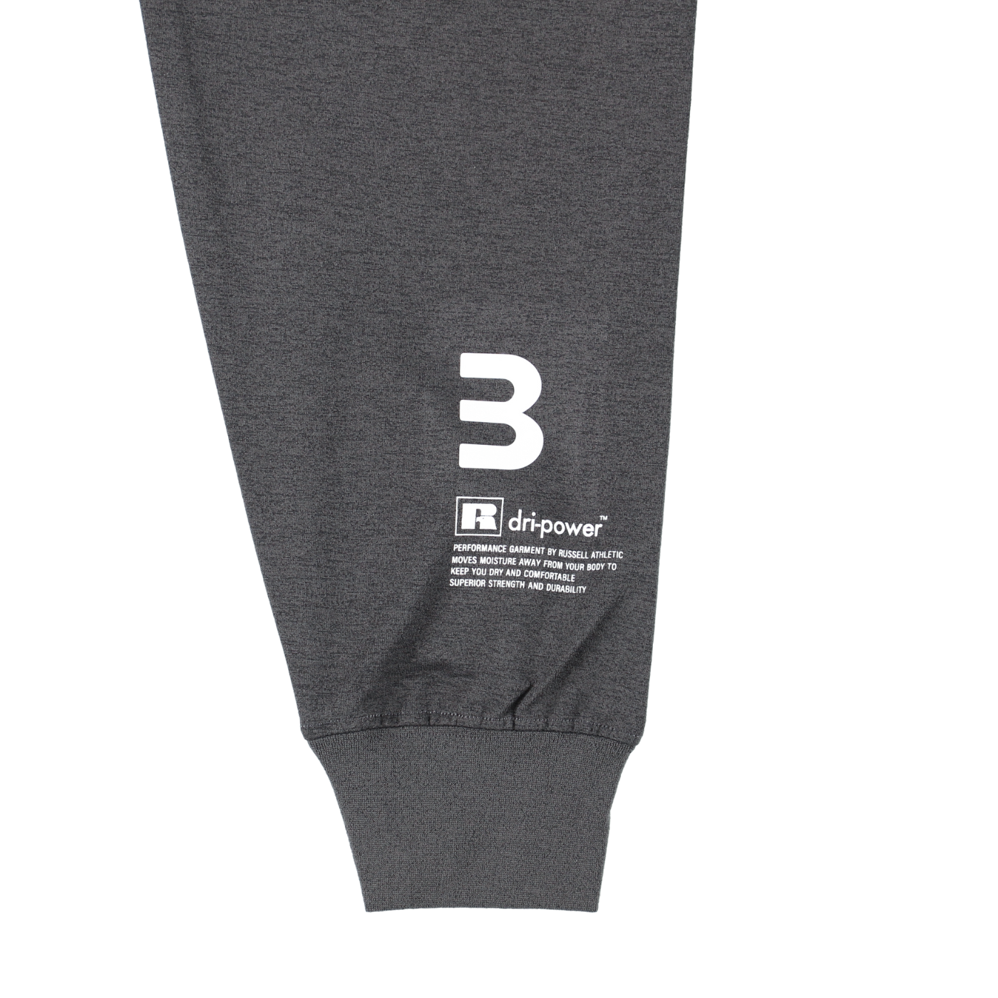BEN GENERAL Russell Athletic ドライパワーストレッチイージーロングスリーブシャツ チャコール