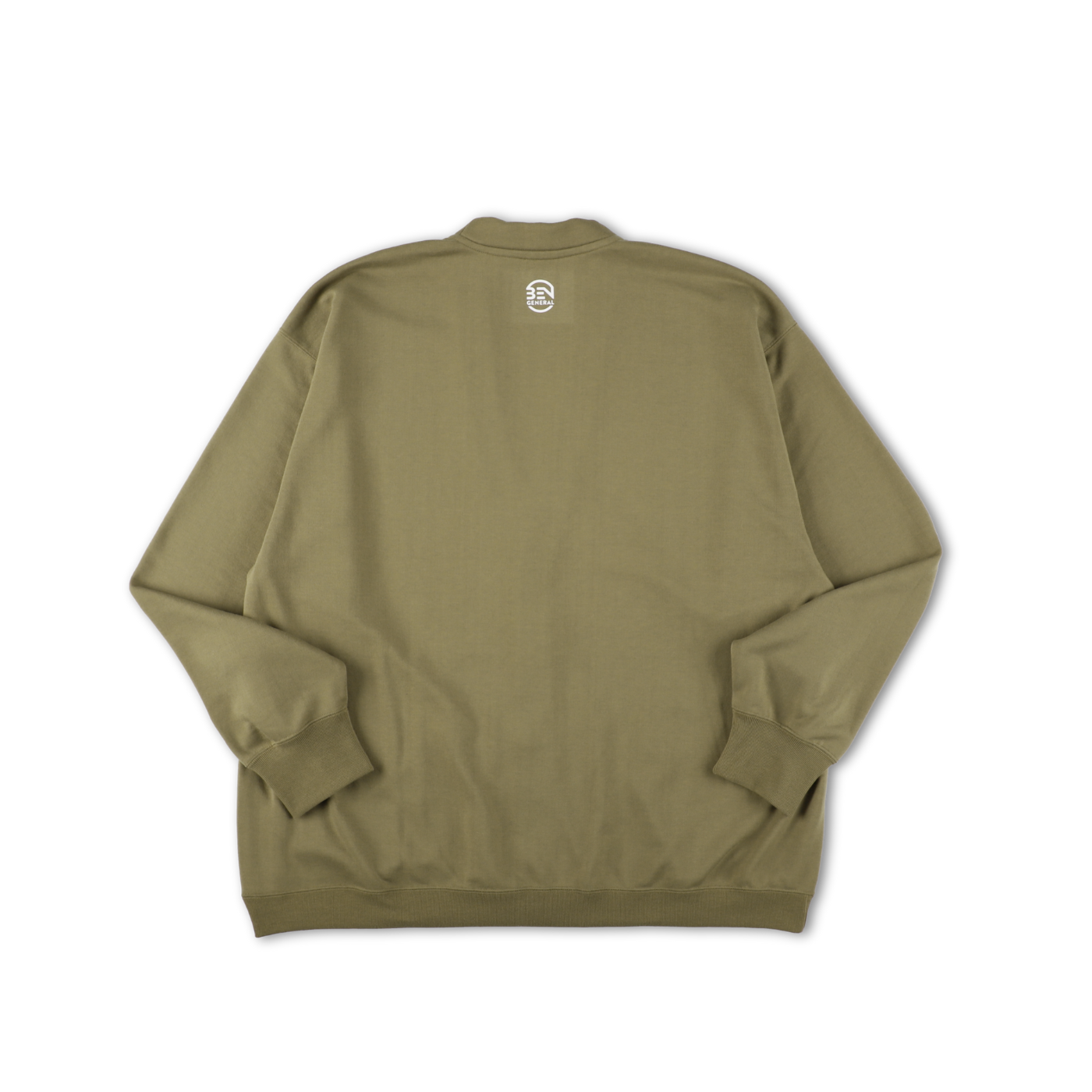 BEN GENERAL Russell Athletic エバードライボタンアップカーディガン カーキ