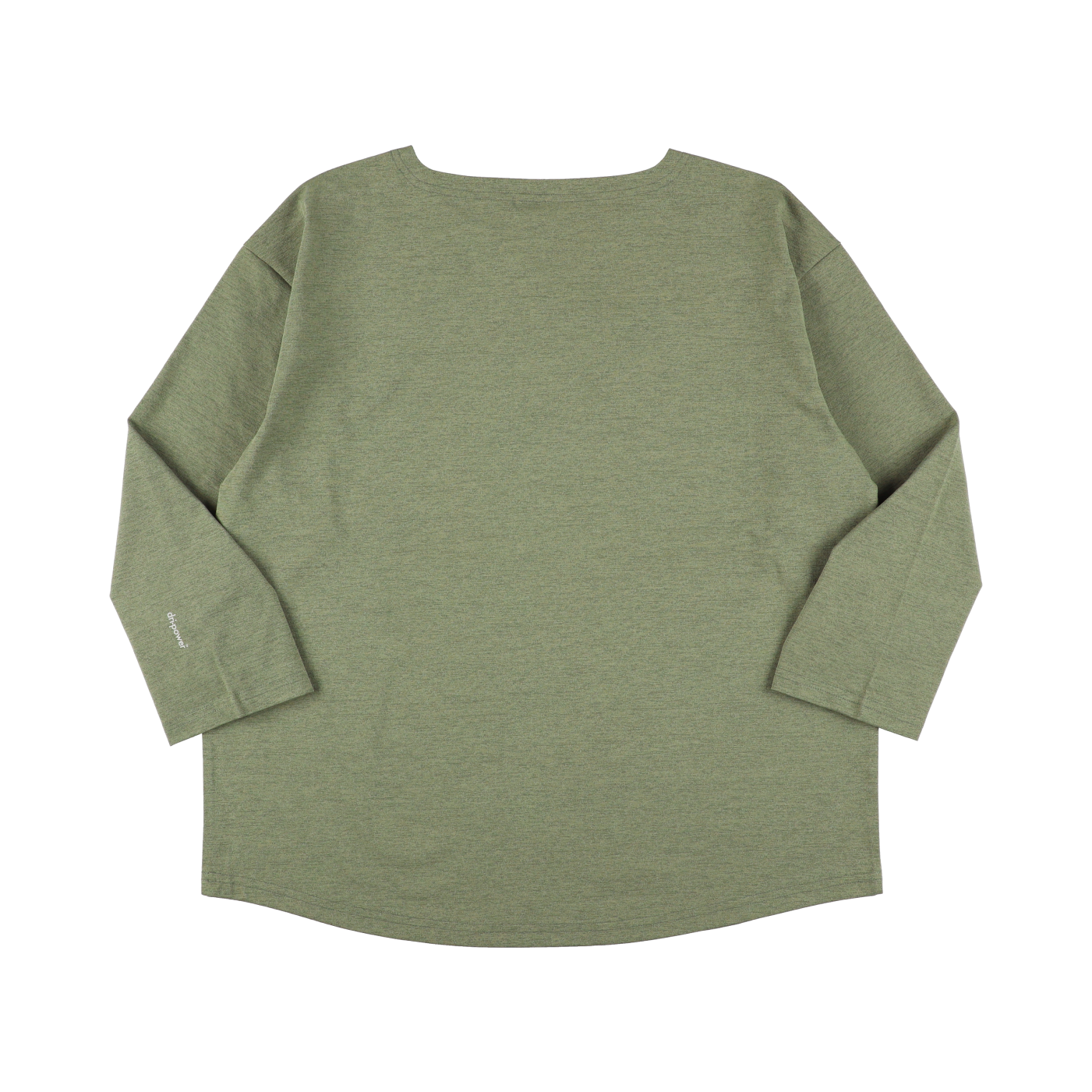 BEN GENERAL Russell Athletic ドライパワー ストレッチ ジャージ ボートネック シャツ グリーン