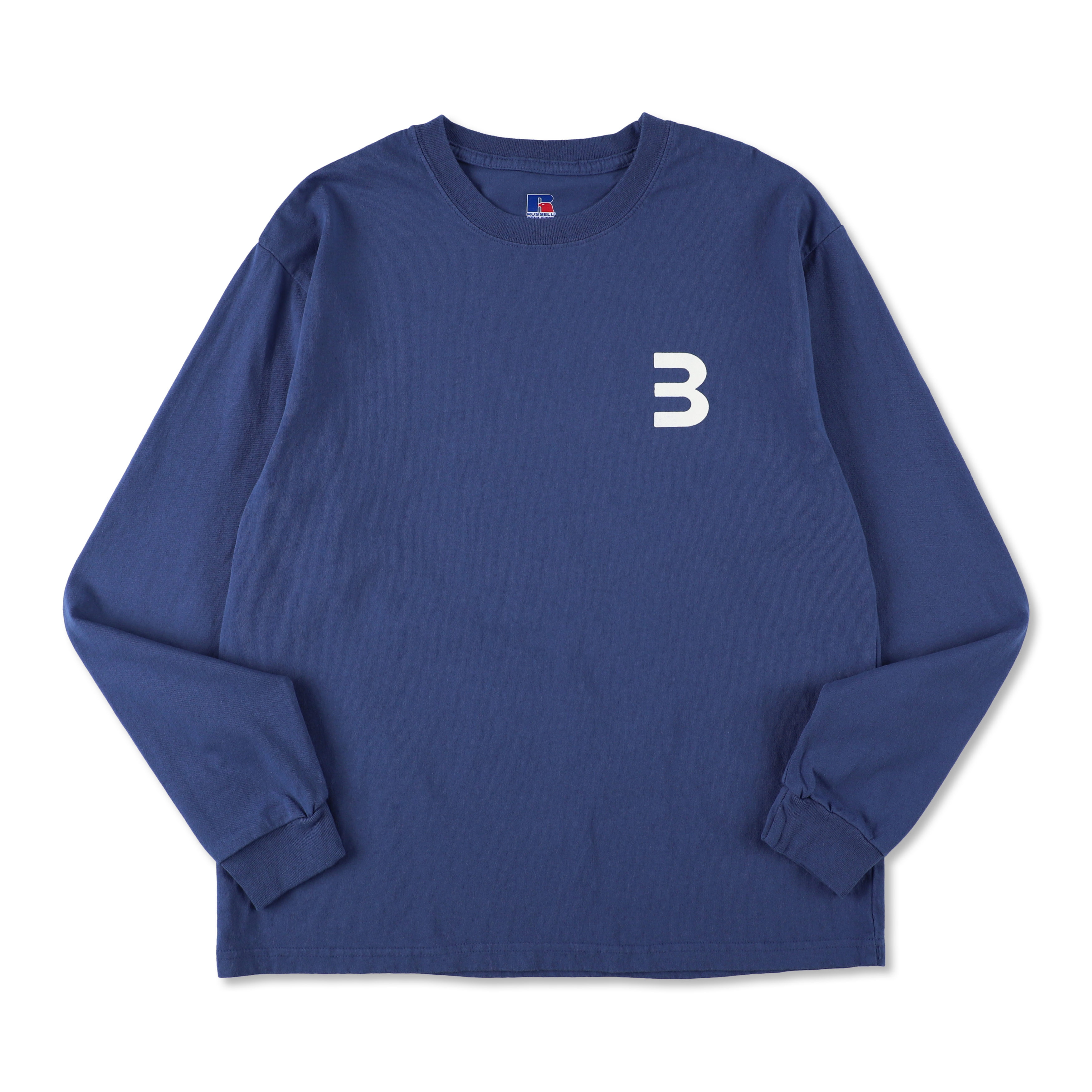 BEN GENERAL Russell Athletic U.S. コットンジャージーロングスリーブTシャツ ブルー