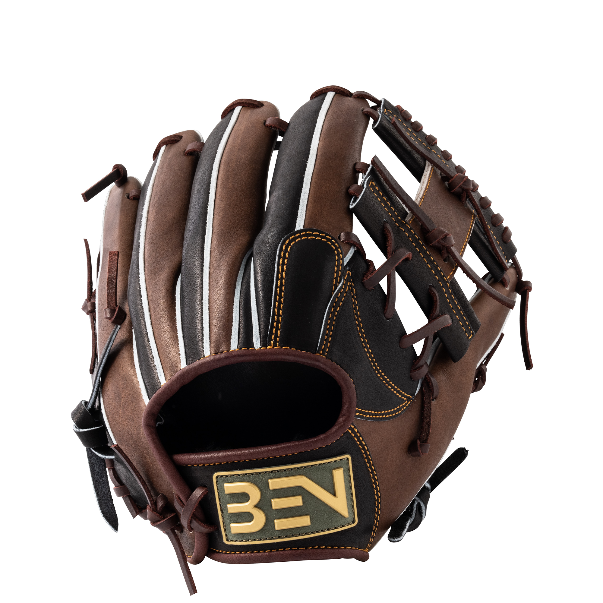 硬式用グラブ 内野手用 ブラック×ブラウン