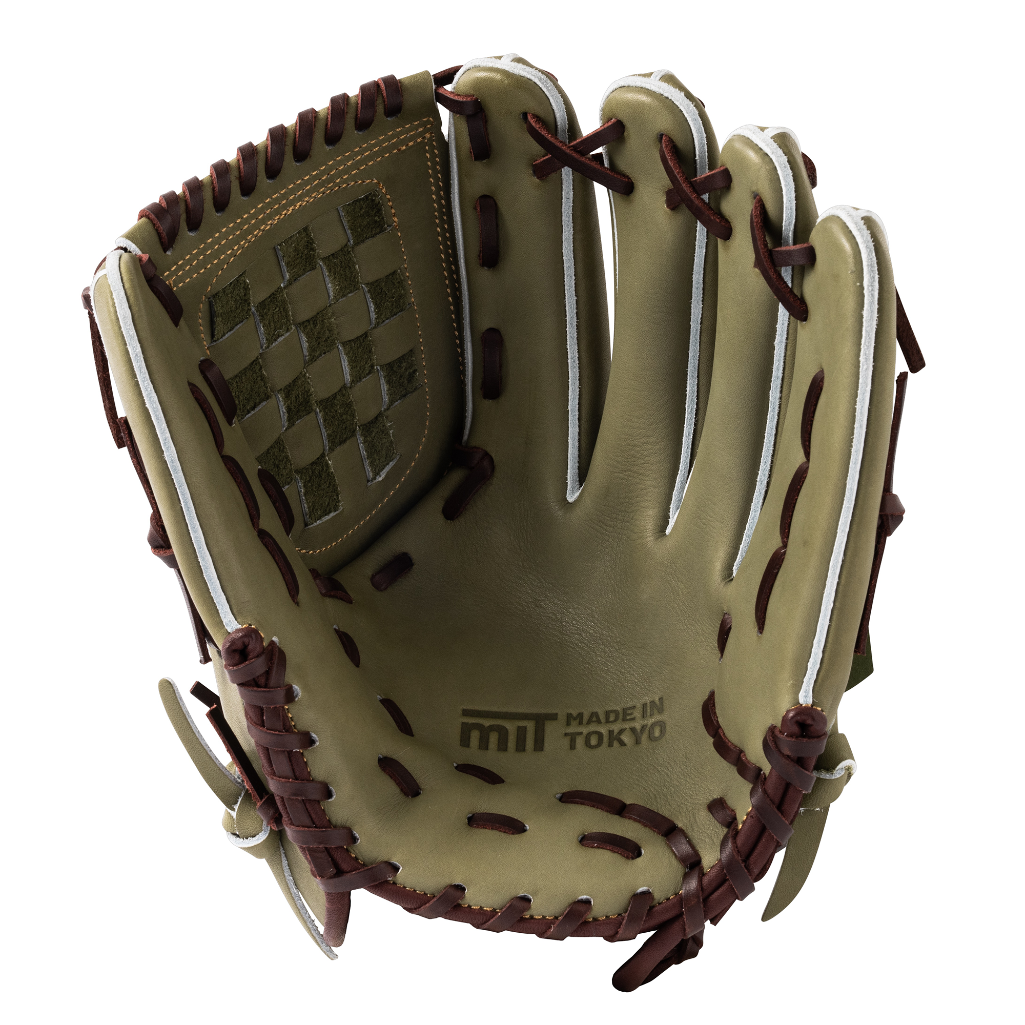硬式用グラブ 制菌レザー 投手用 カーキ