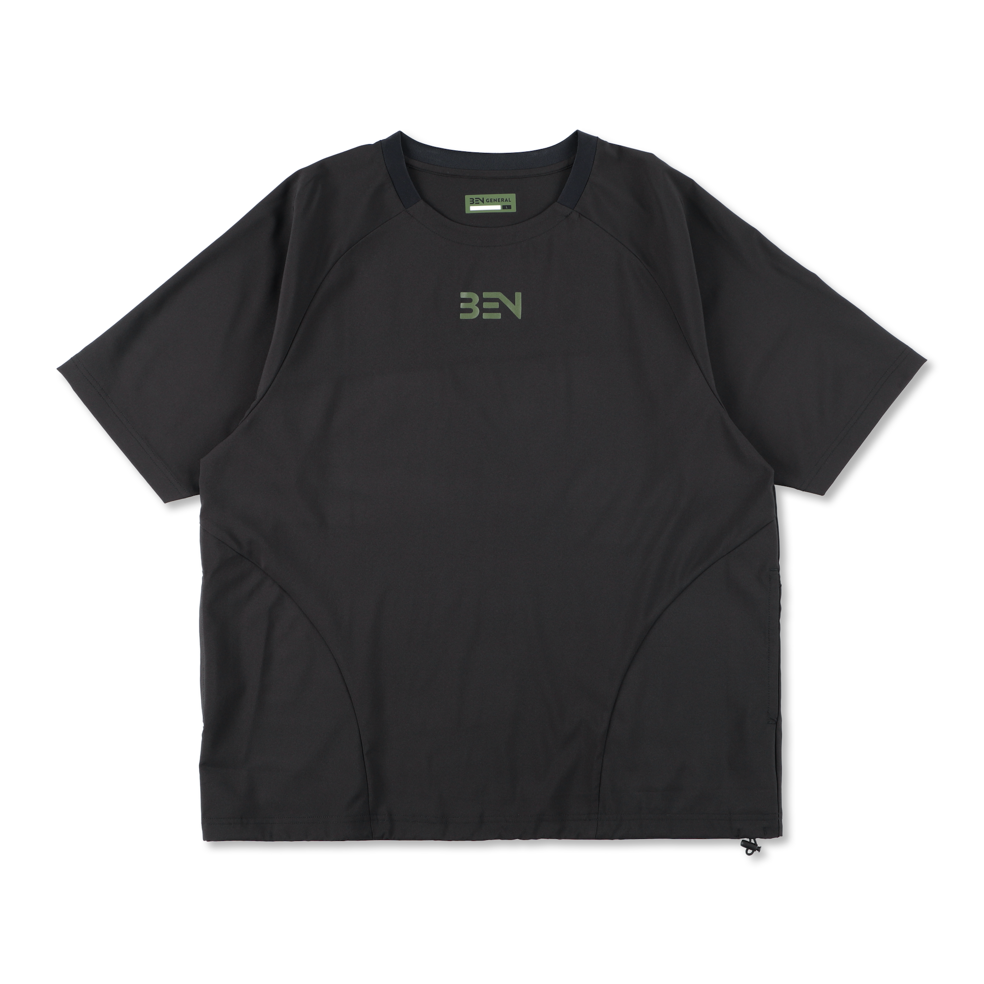 オーバーベースボールシャツ ブラック