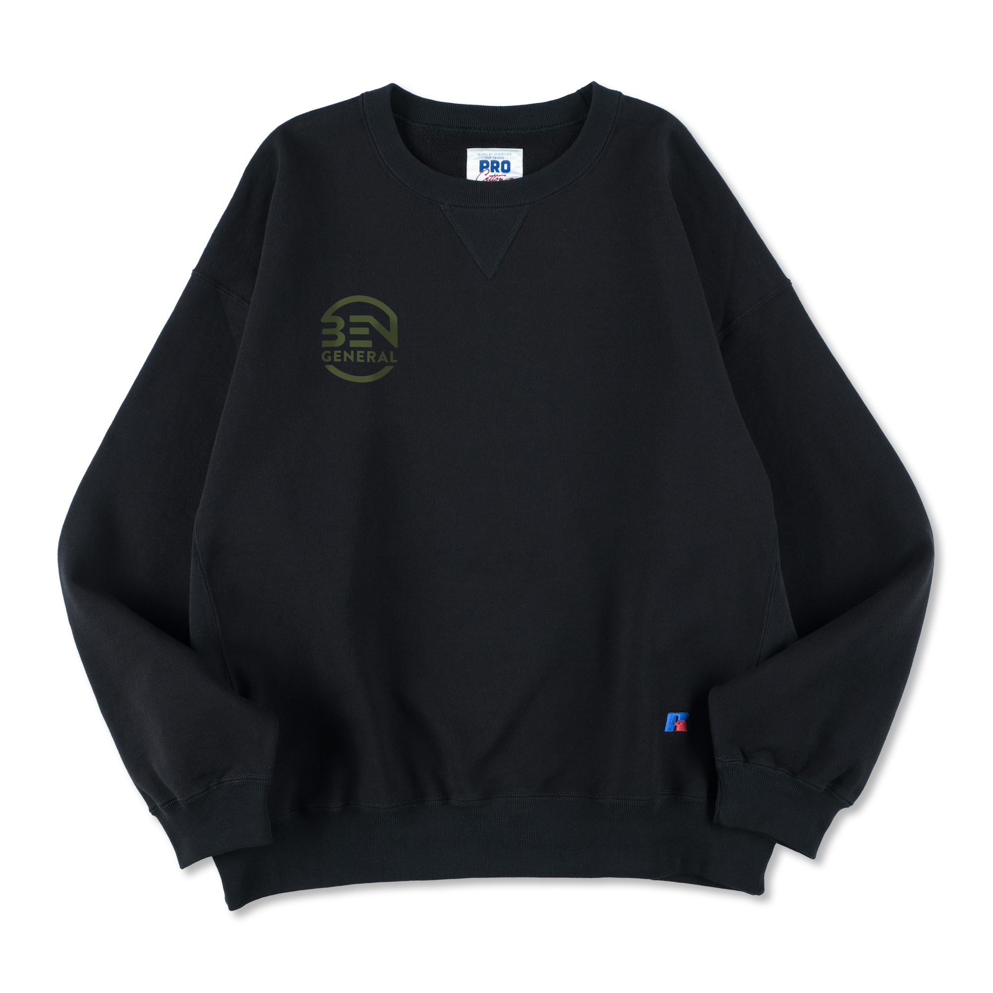 BEN GENERAL Russell Athletic プロコットンループバックテリー BEN GENERAL Russell Athletic プロコットンループバックテリー