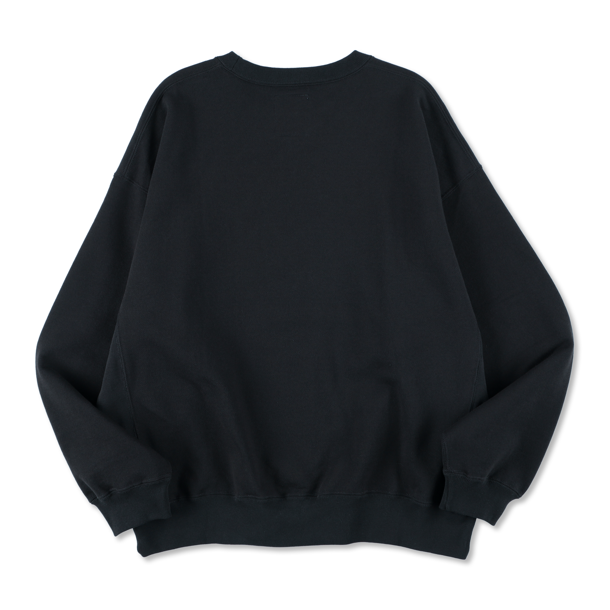 BEN GENERAL Russell Athletic プロコットンループバックテリースウェットクルーシャツ ブラック