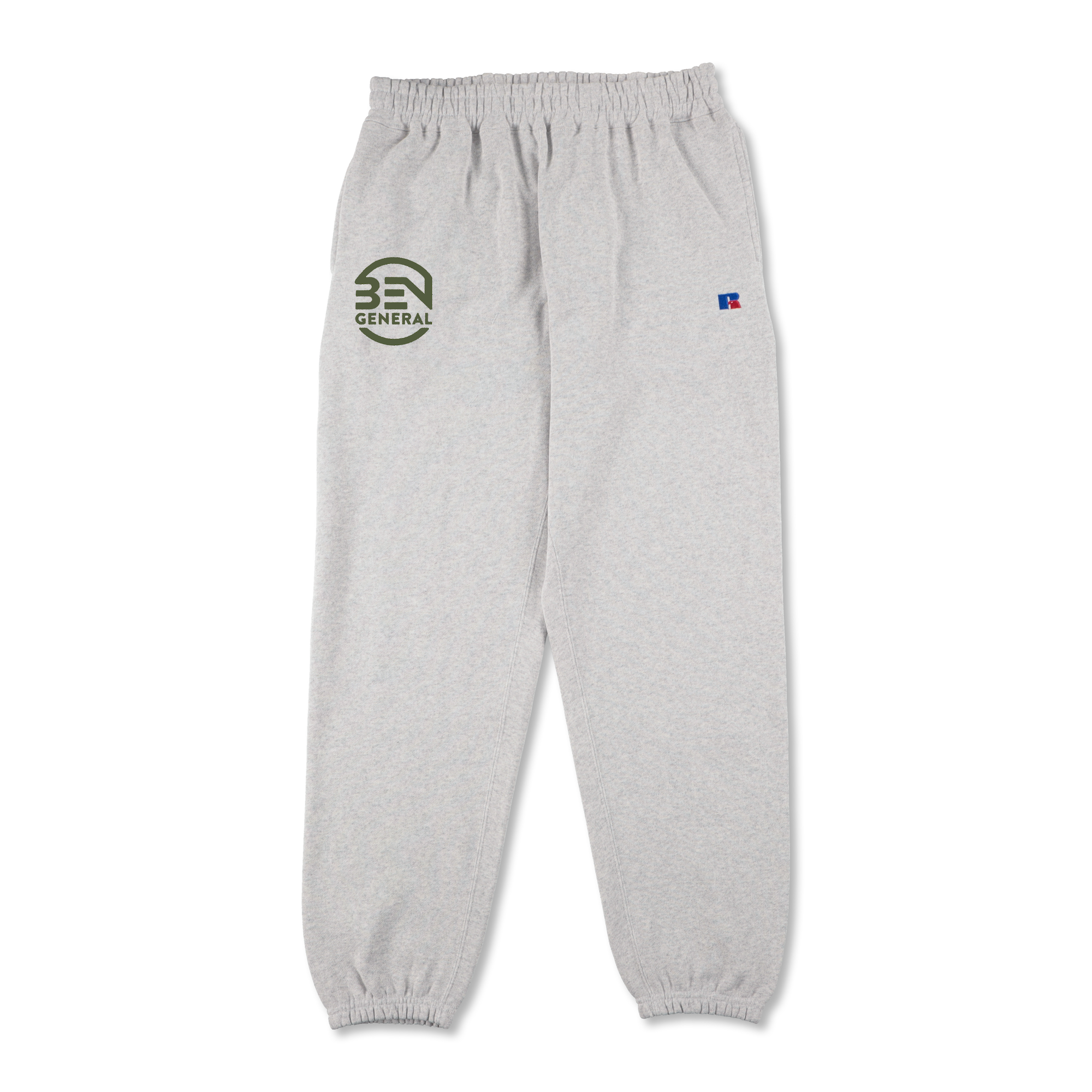 BEN GENERAL Russell Athletic プロコットンループバックテリースウェットクルーパンツ グレー