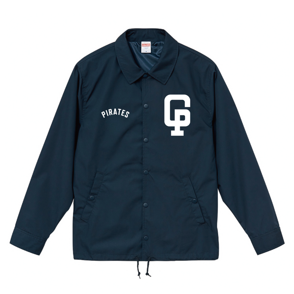 新品未使用 PTP コーチジャケット L PIRATES コーチジャケット CPロゴ ネイビー