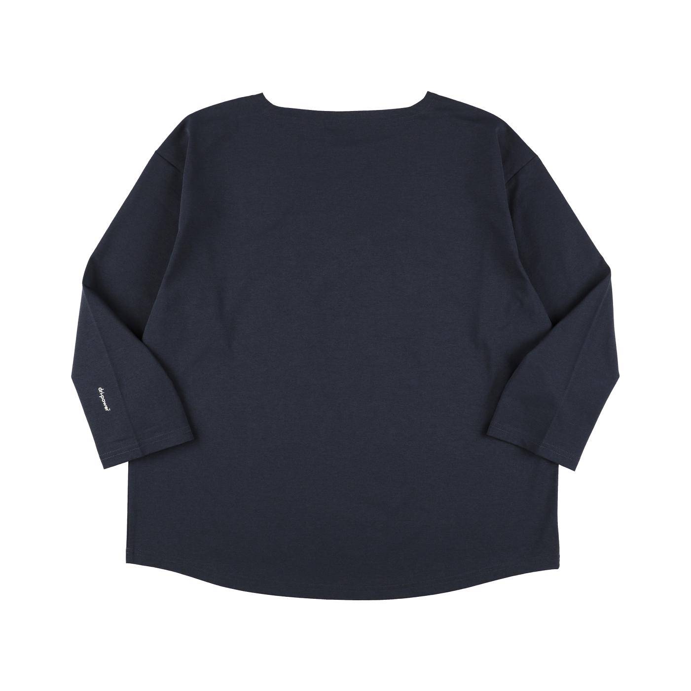 BEN GENERAL Russell Athletic ドライパワー ストレッチ ジャージ ボートネック シャツ　ネイビー
